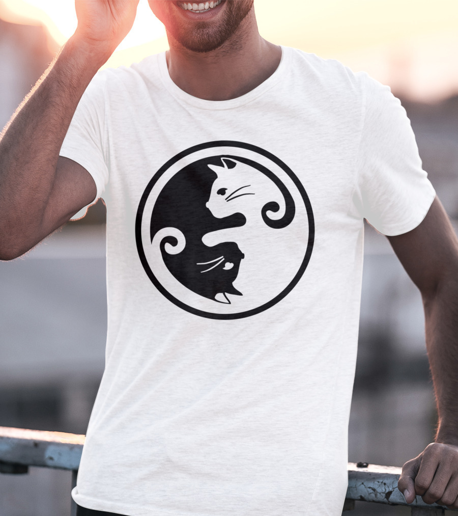 Cat Yin Yang T-Shirt