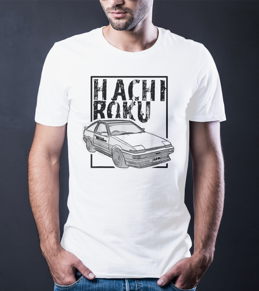 Hachiroku JDM Drift Car AE86 Initial D Fast 8L T-Shirt