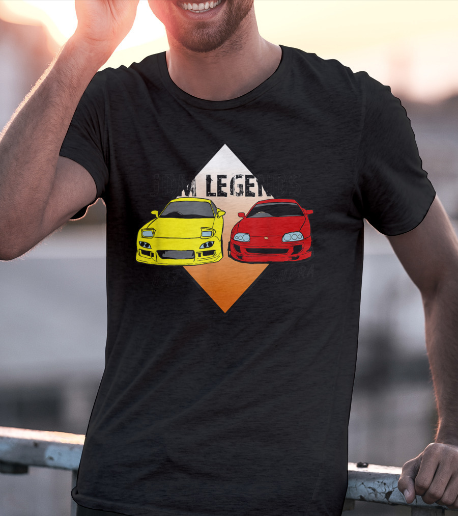 JDM Legends RX7 Supra Turbo Classic Cars T-Shirt