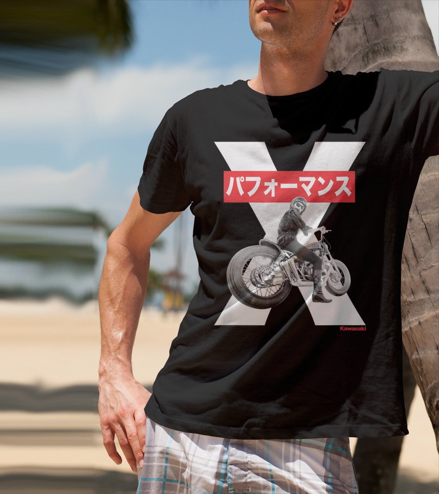 Kawasaki Performance Classic Motorcycle X T-Shirt