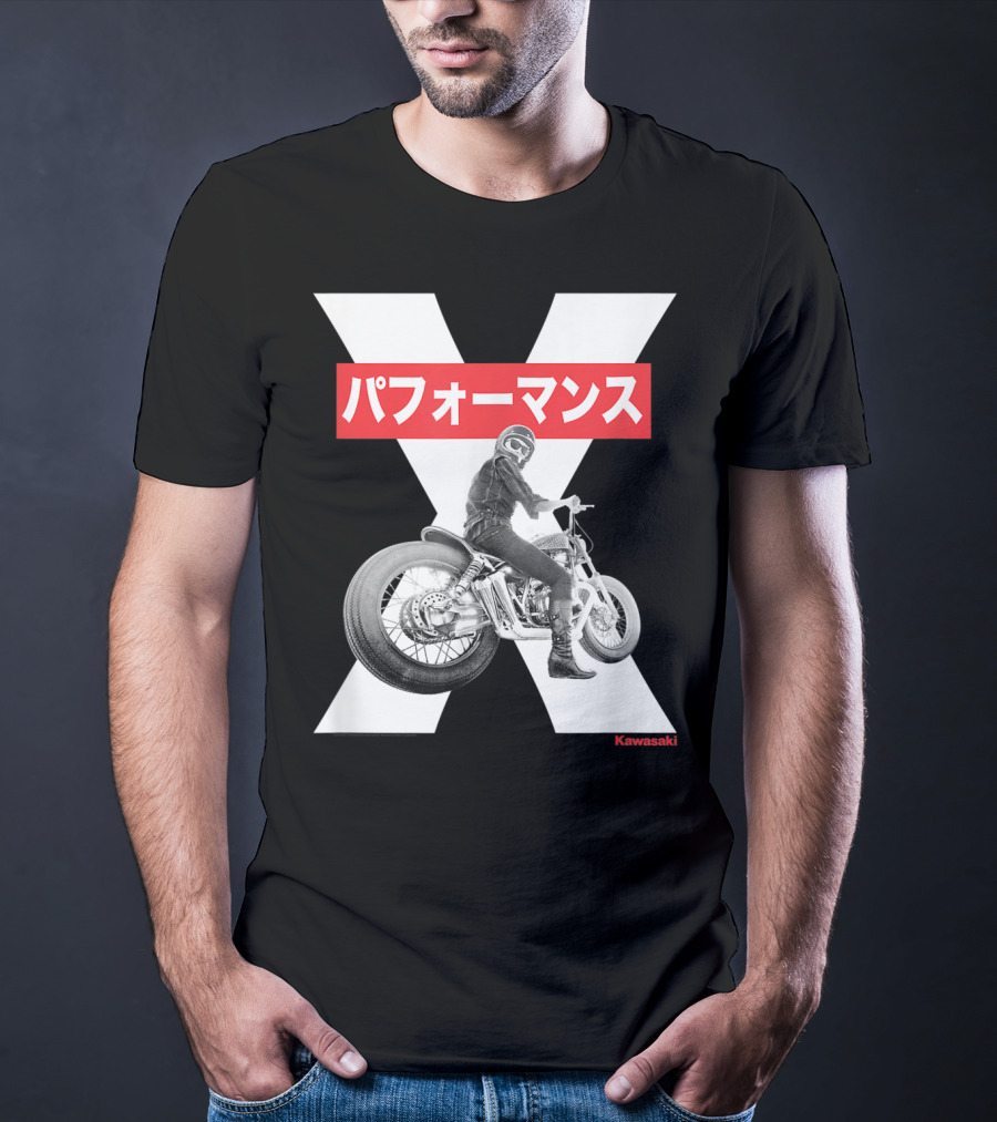 Kawasaki Performance Classic Motorcycle X T-Shirt