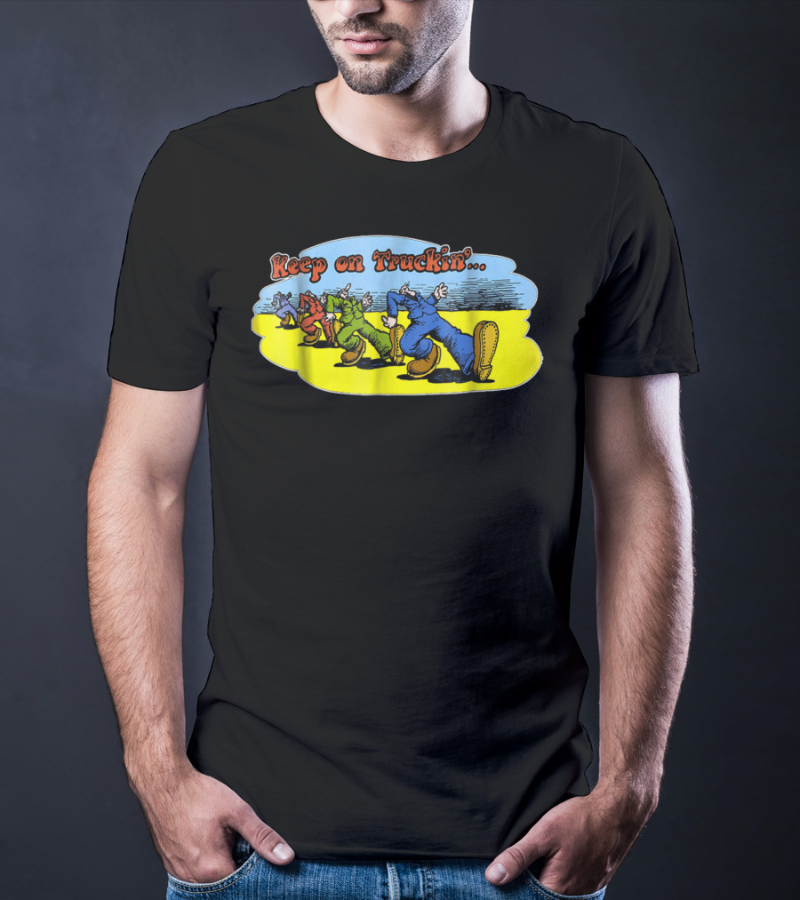 Keep On Truckin' Vintage Style 70s T-Shirt