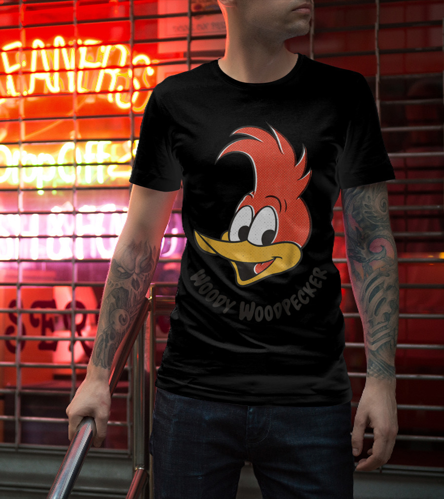 Woody Woodpecker Classic Smile Kids Nostalgic Cartoon Character T-Shirt