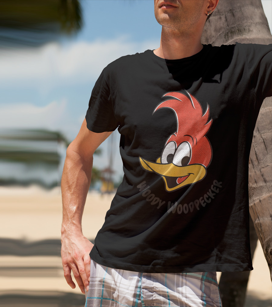Woody Woodpecker Classic Smile Kids Nostalgic Cartoon Character T-Shirt