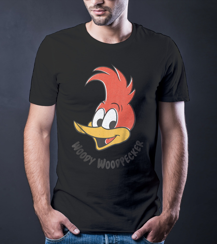 Woody Woodpecker Classic Smile Kids Nostalgic Cartoon Character T-Shirt