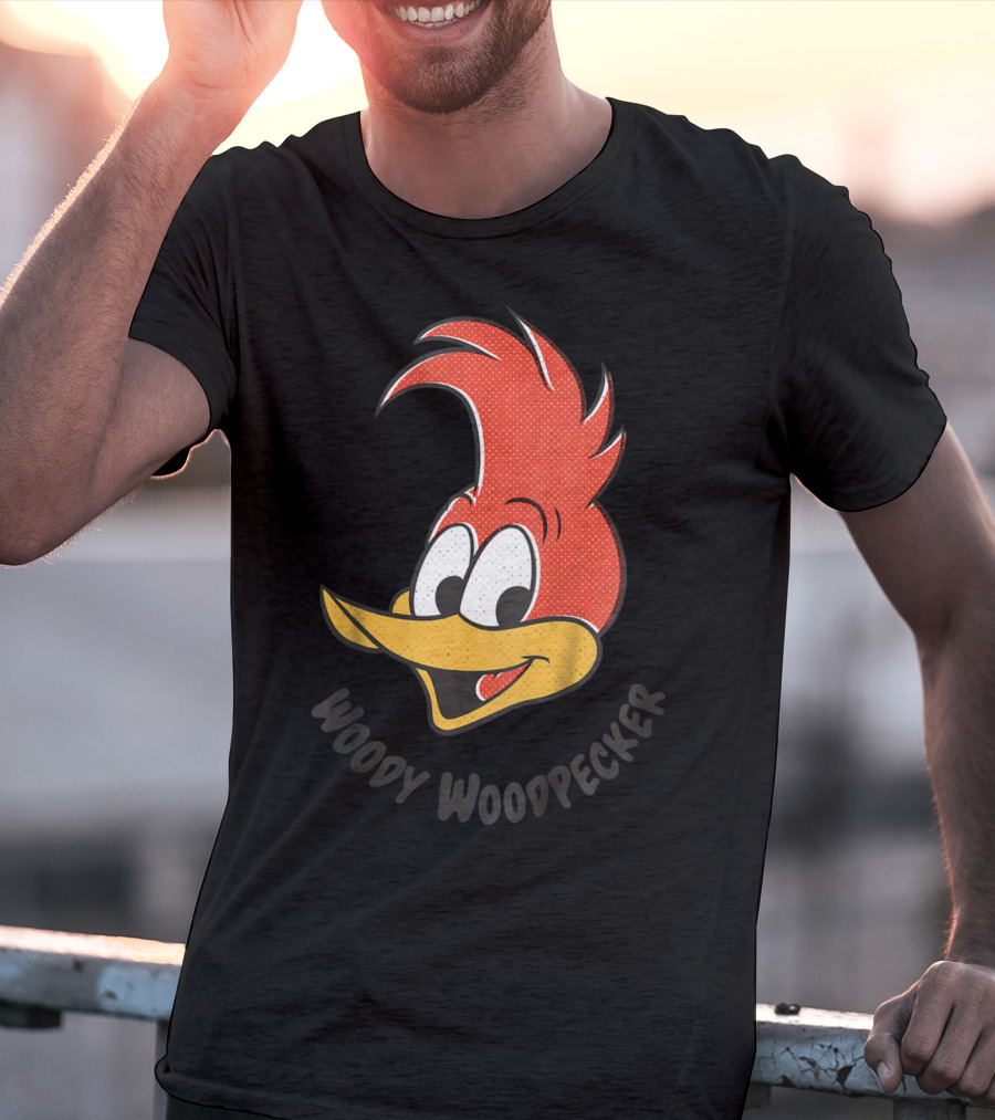 Woody Woodpecker Classic Smile Kids Nostalgic Cartoon Character T-Shirt