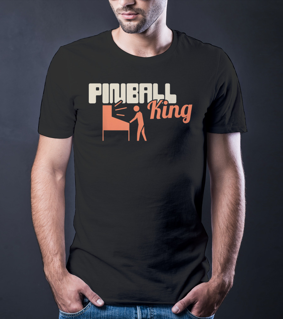 Pinball King Funny Pinball Machine Collecting T-Shirt