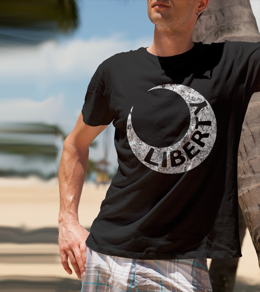 Liberty Moultrie Flag Of Defiance Classic Crescent T-Shirt