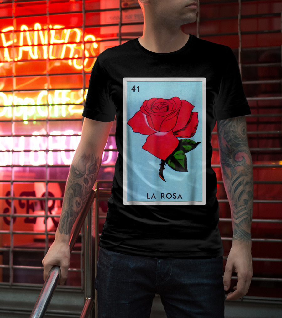 Loteria La Rosa Card 41 Classic Version T-Shirt