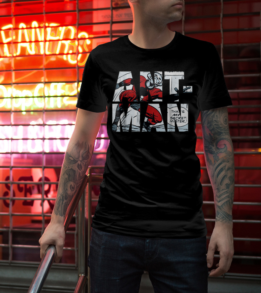 Marvel Antman Classic Comic That's My Secret Mister T-Shirt