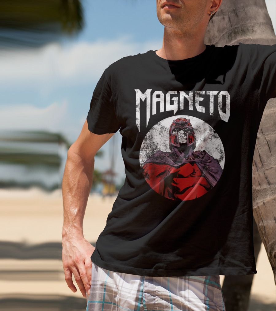 Marvel Xmen Magneto Classic Rock Band T-Shirt