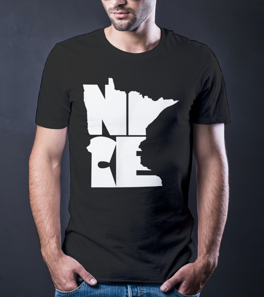 Minnesota Nice Map Outline T-Shirt