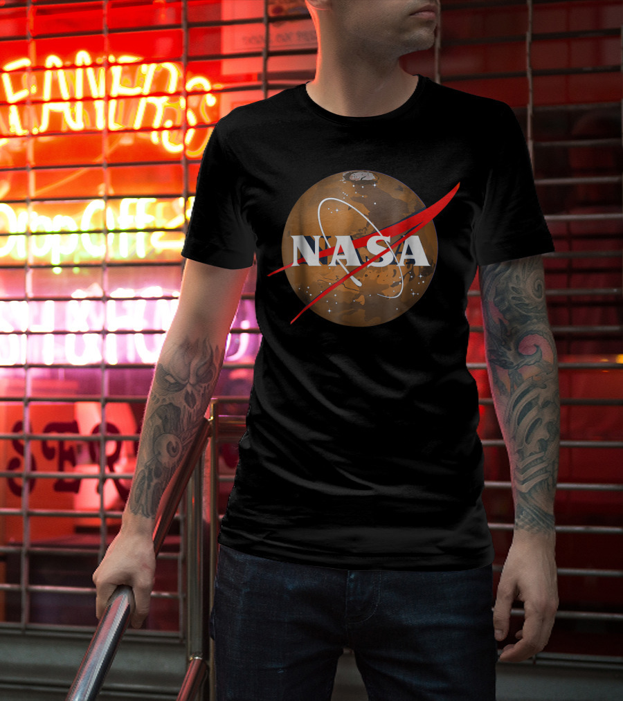 NASA Space Mars Exploration Classic Edition Mars Planet NASA T-Shirt