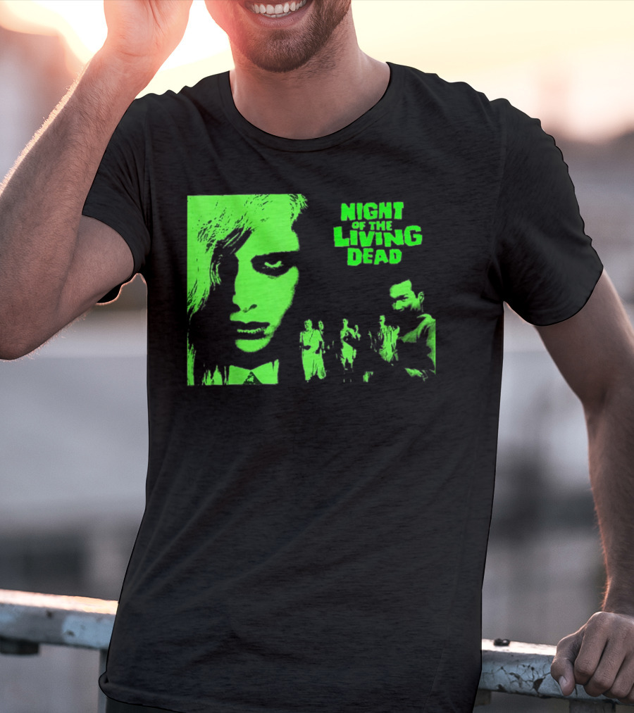 Night Of The Living Dead Vintage Classic Zombie Horror Movie T-Shirt