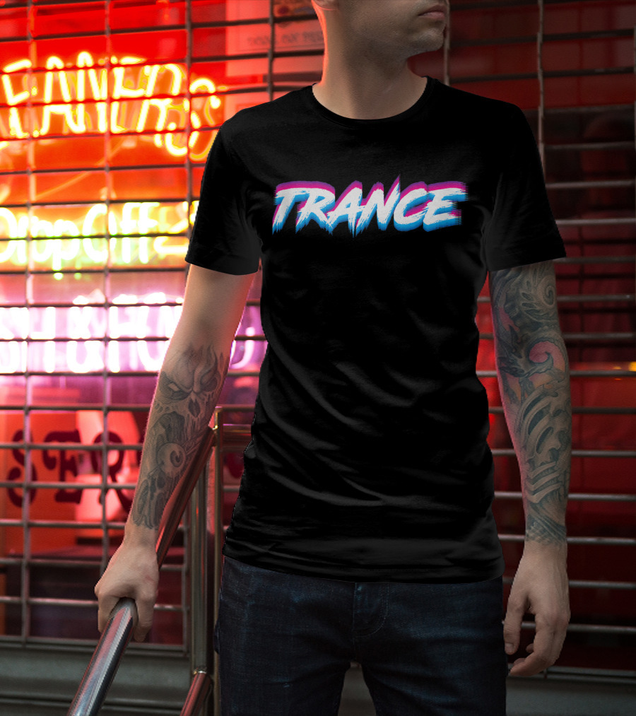 Trance Music Vibrant Rave Experience T-Shirt
