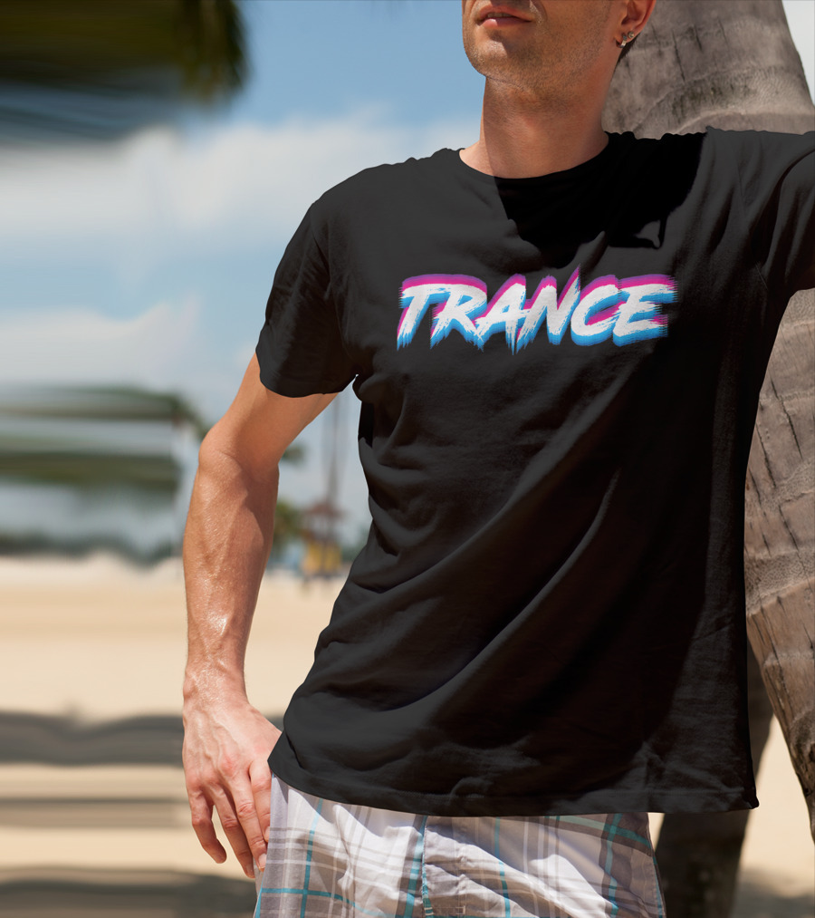 Trance Music Vibrant Rave Experience T-Shirt