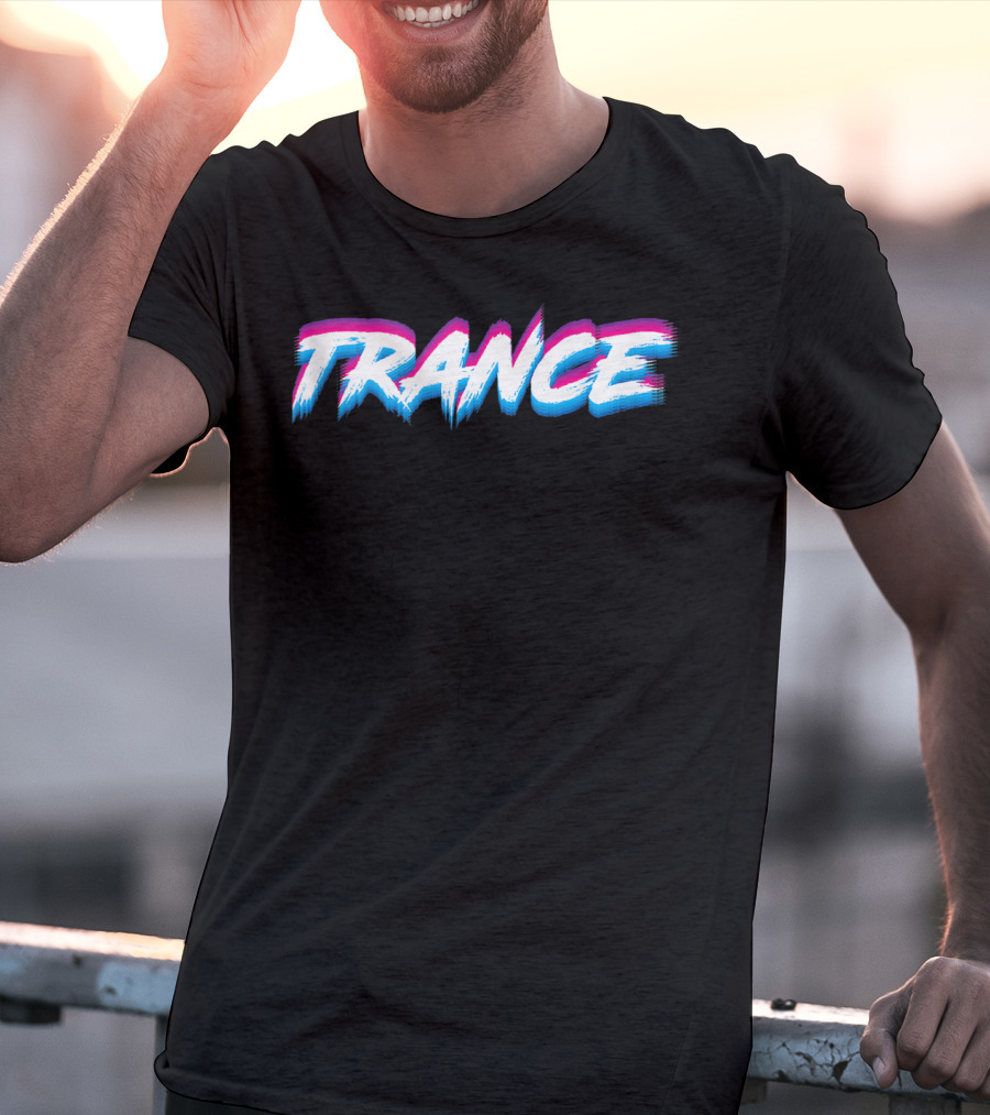 Trance Music Vibrant Rave Experience T-Shirt