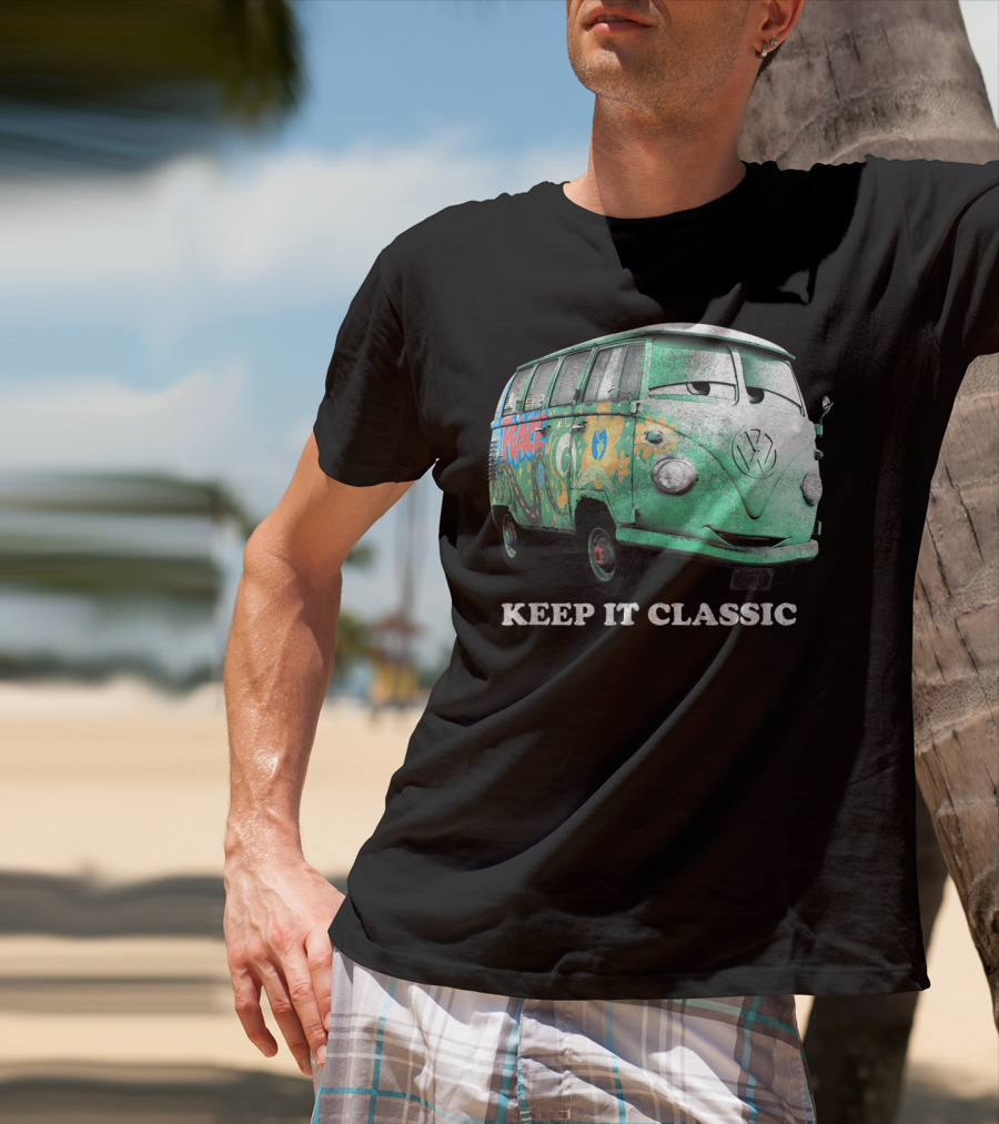 Disney Pixar Cars Fillmore Keep It Classic Volkswagen Van T-Shirt