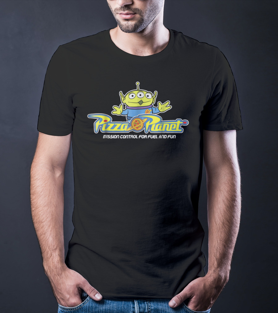 Pizza Planet Alien Mission Control For Fuel And Fun Disney Pixar Toy Story T-Shirt