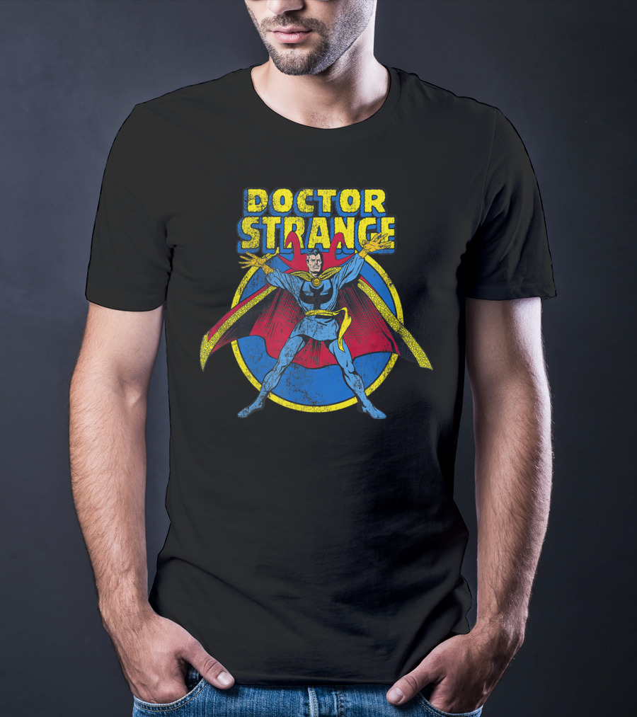Doctor Strange Vintage Comic Style Marvel Superhero T-Shirt