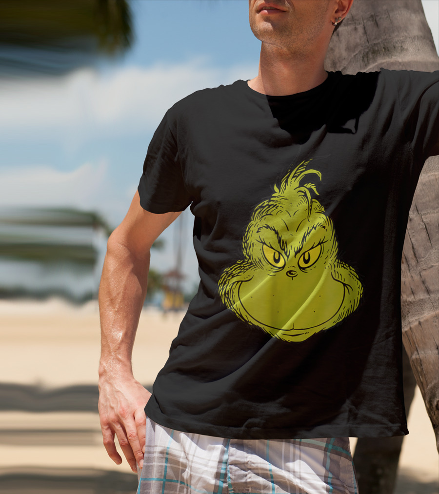 Dr Seuss Grinch Classic Face T-Shirt