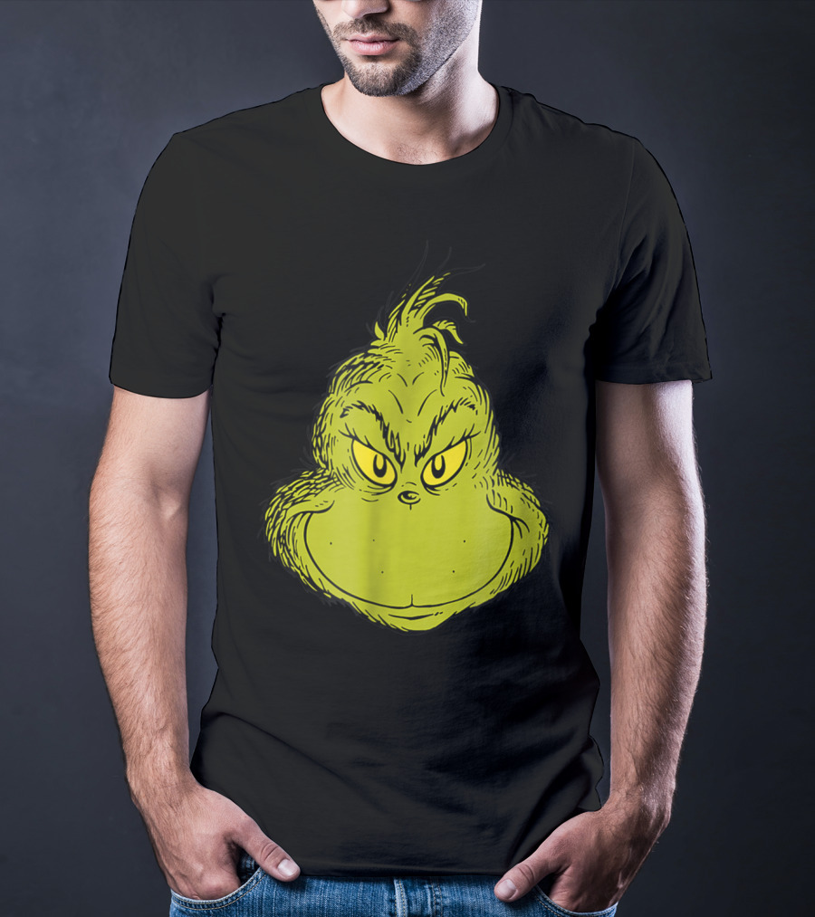 Dr Seuss Grinch Classic Face T-Shirt