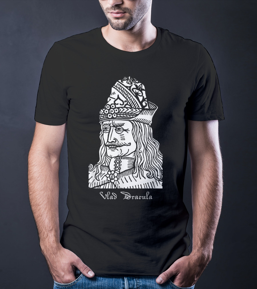 Vlad Dracula The Impaler Tepes Classic Horror T-Shirt