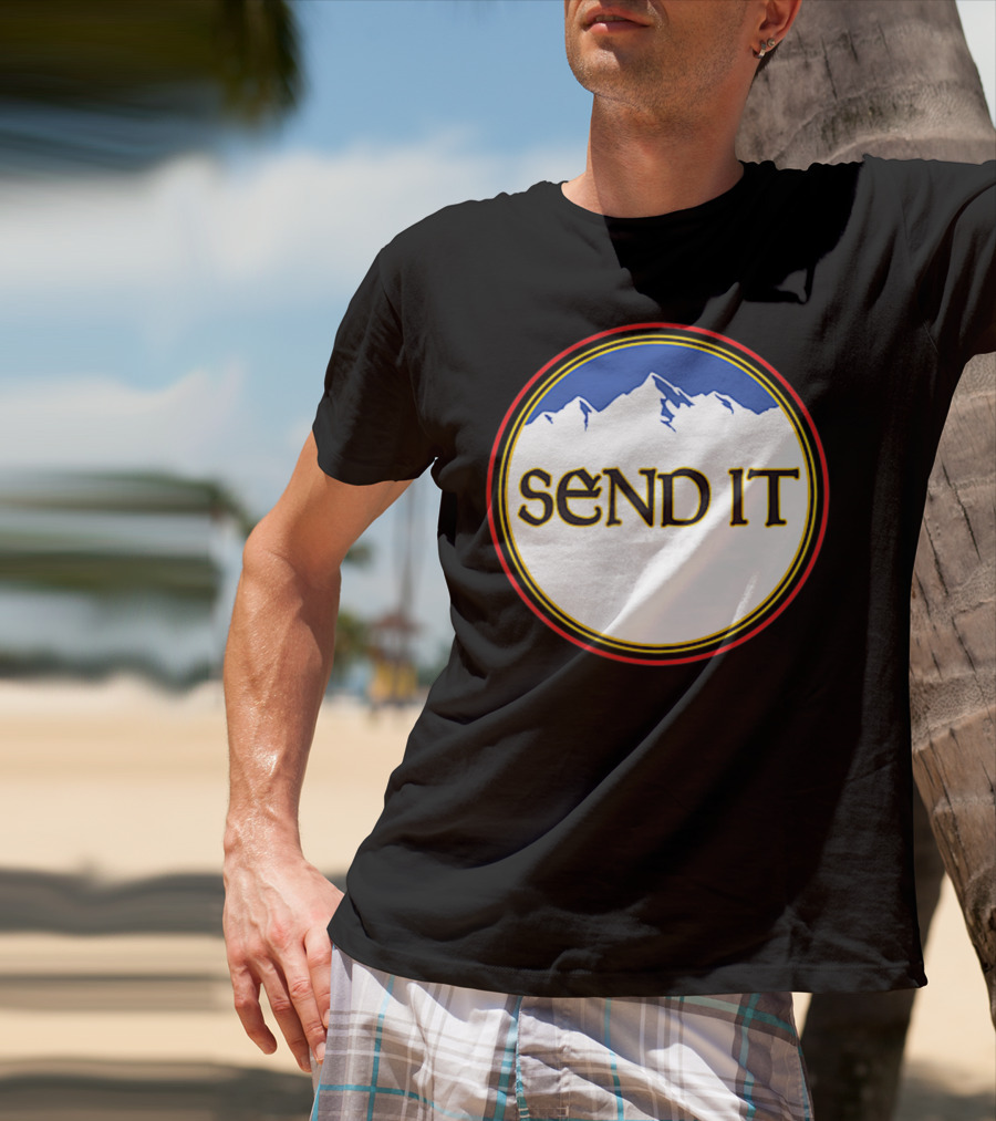 Send It Natty Mountains Party T-Shirt