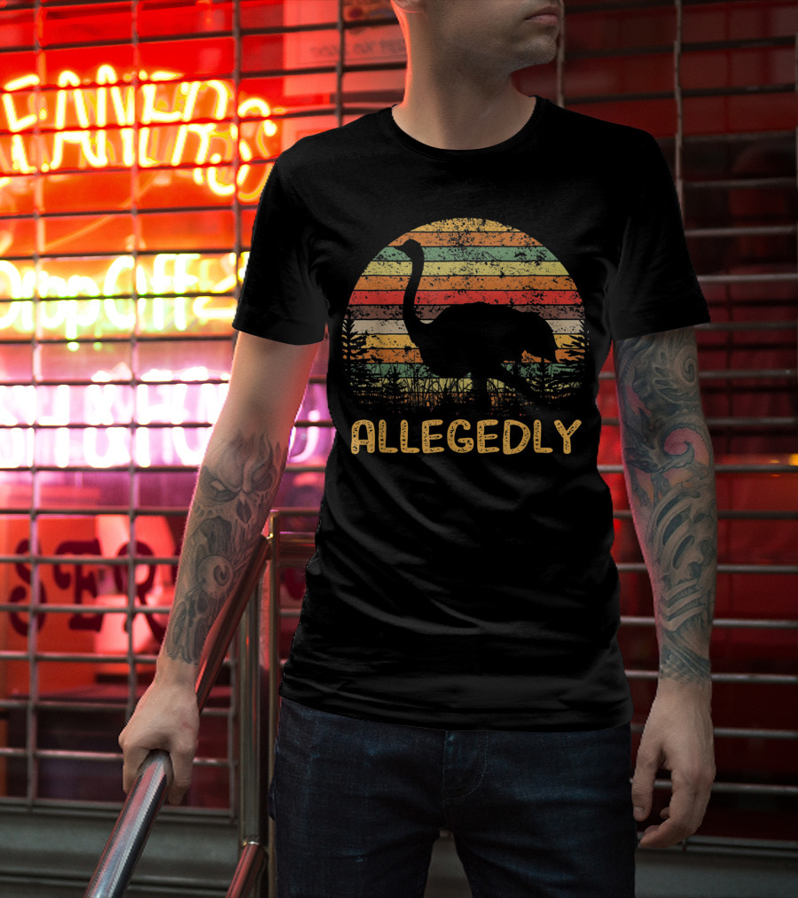Allegedly Ostrich Vintage Sunset T-Shirt