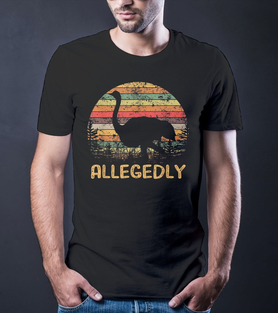 Allegedly Ostrich Vintage Sunset T-Shirt