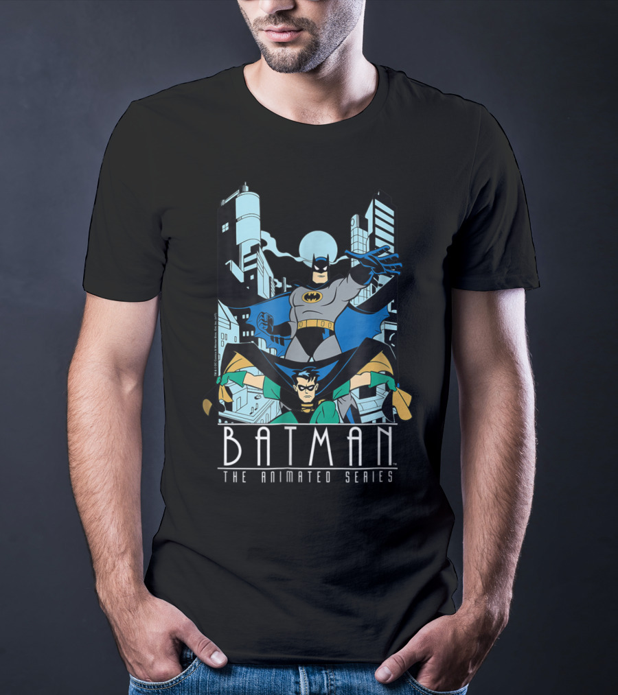 Batman The Animated Series Gotham City Adventure With Batman And Robin T-Shirt