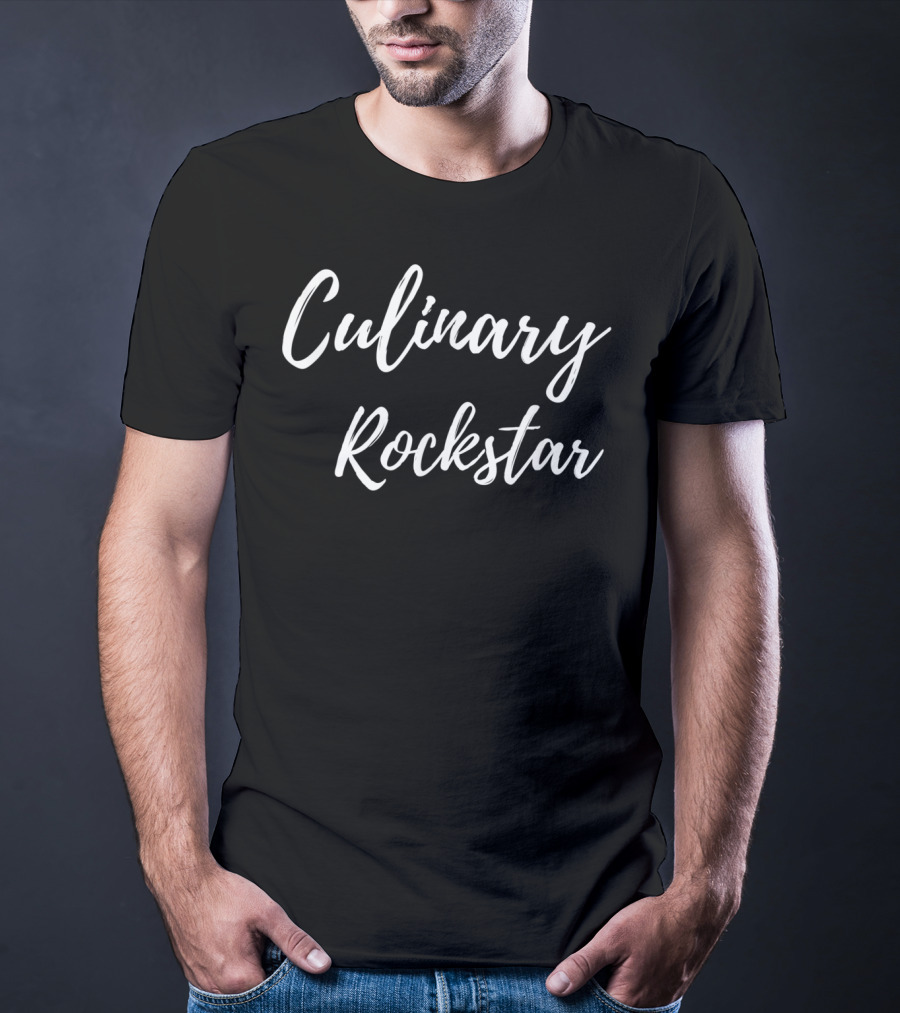 Culinary Rockstar Chef Cooking Funny Cute T-Shirt