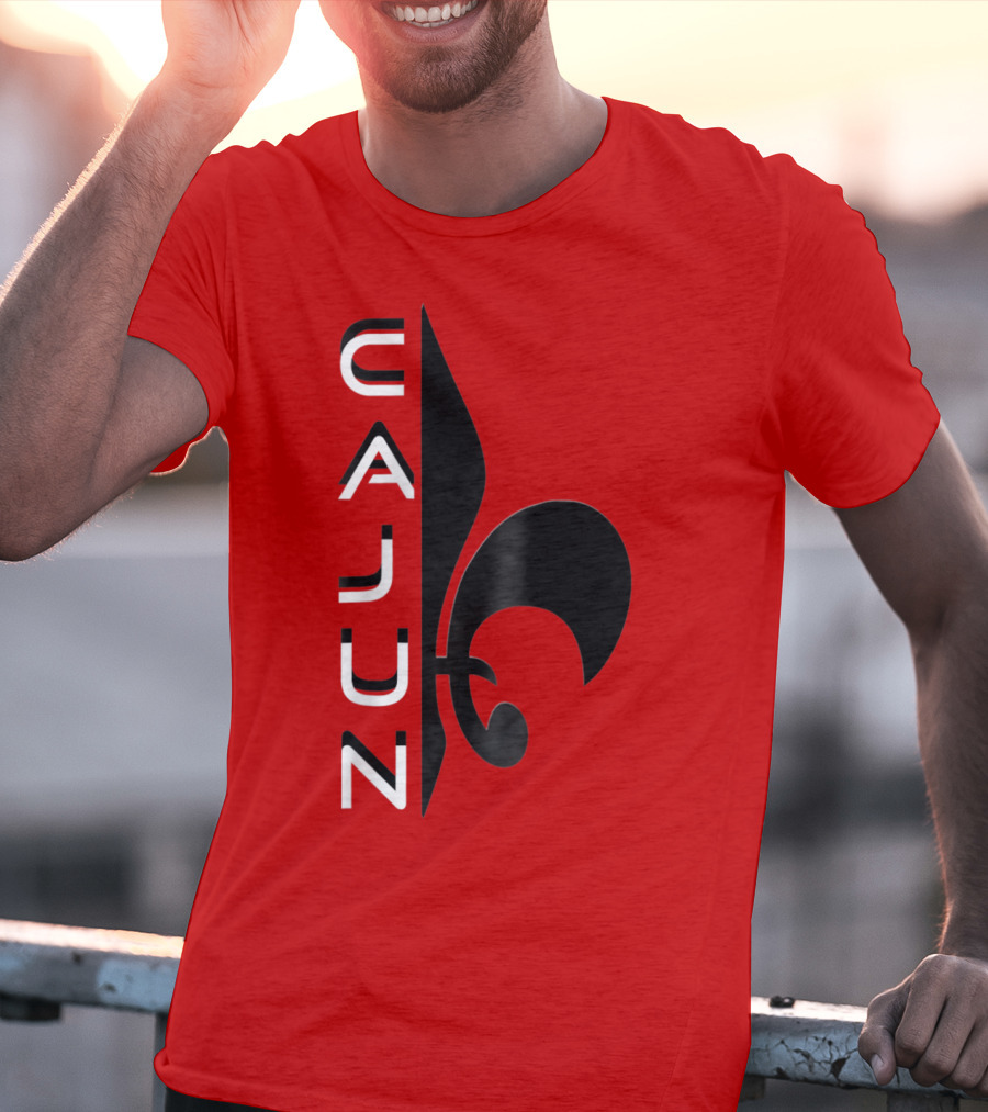 Cajun Fleur De Lis Louisiana Cajun Pride T-Shirt
