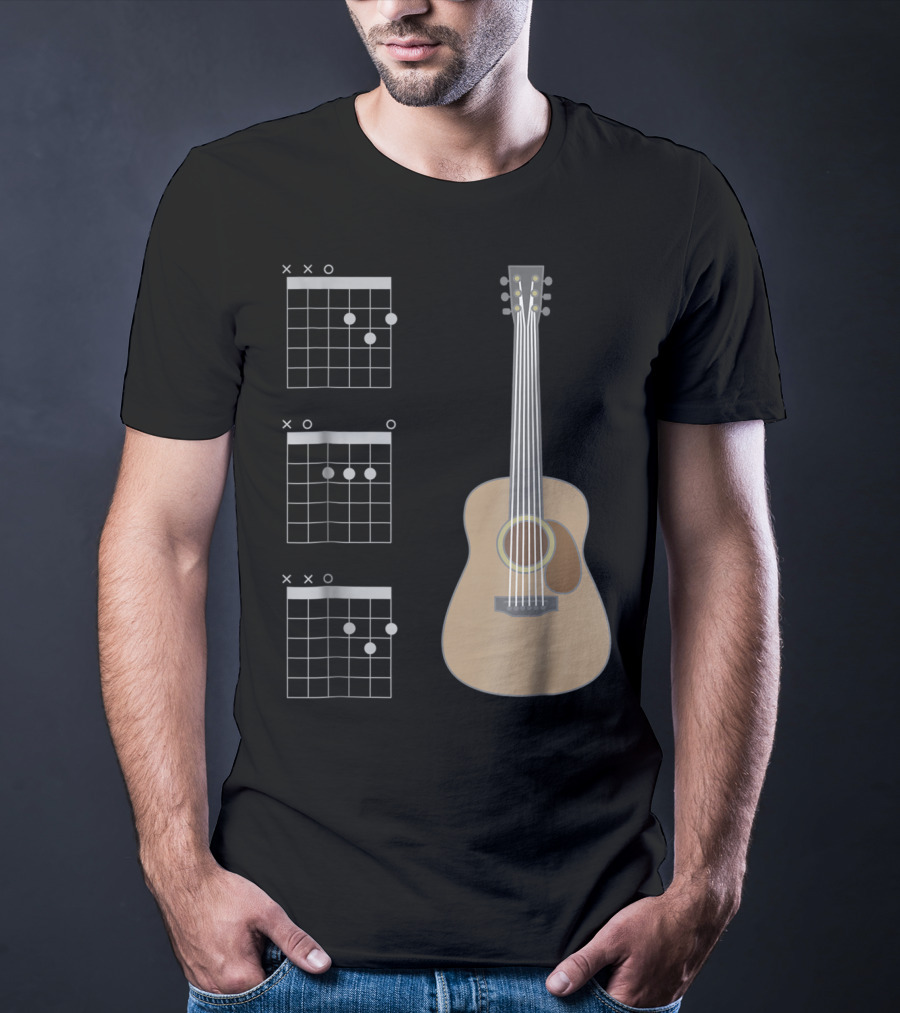 Dad Great Acoustic Guitar Chords T-Shirt