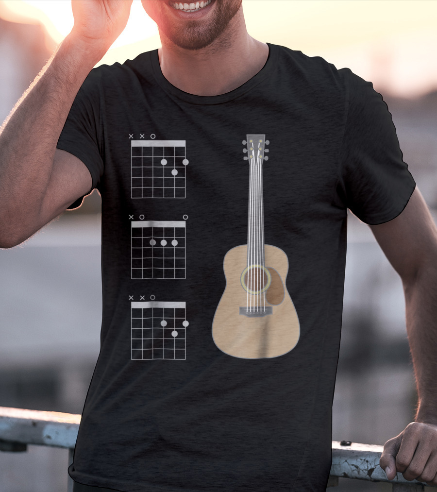Dad Great Acoustic Guitar Chords T-Shirt