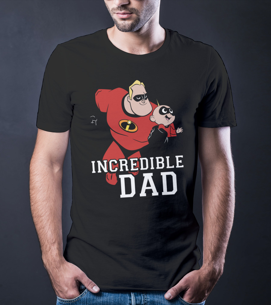 Incredibles 2 Incredible Dad Pixar Jack Jack Image T-Shirt