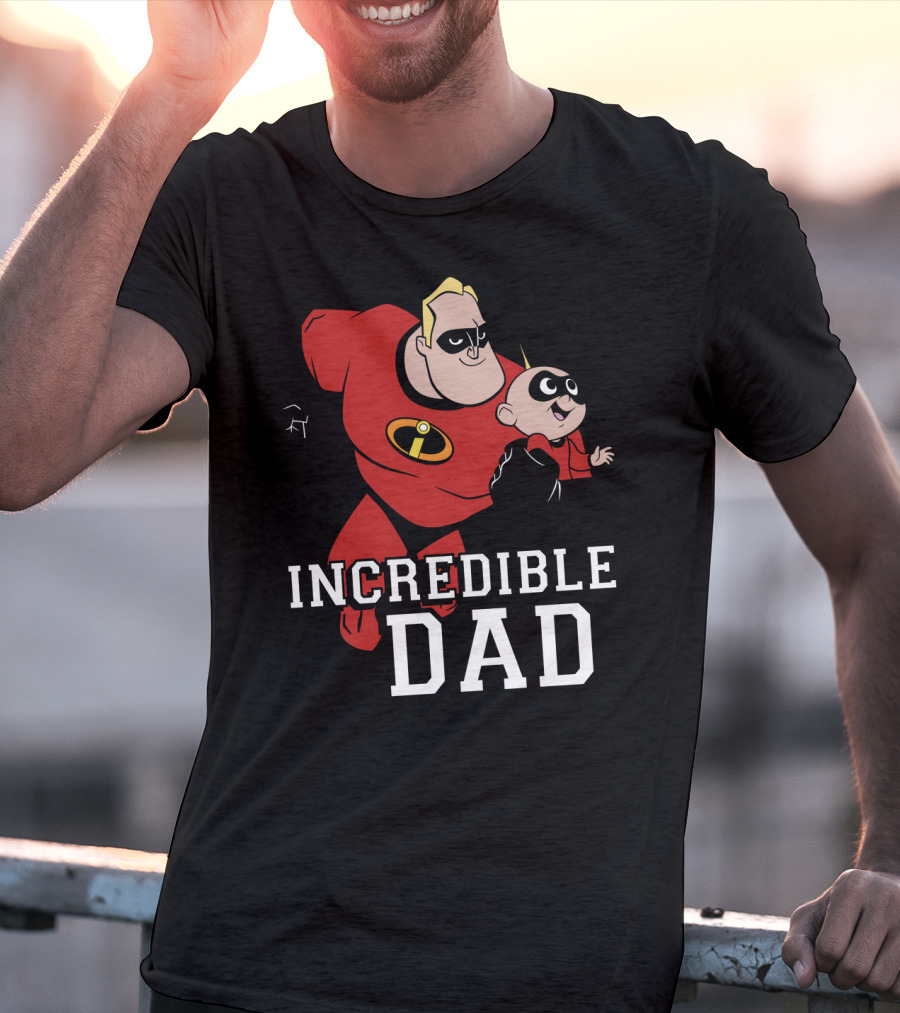 Incredibles 2 Incredible Dad Pixar Jack Jack Image T-Shirt