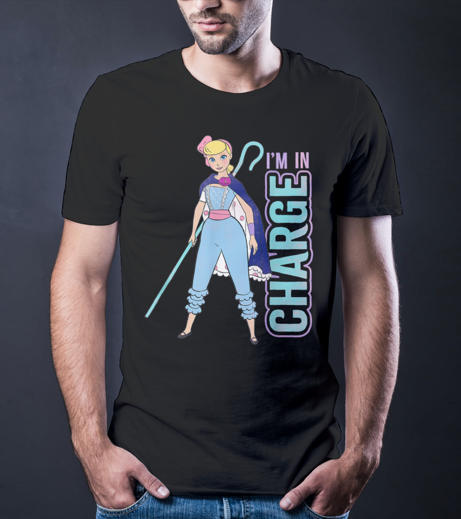 Disney Pixar Toy Story 4 Bo Peep I'm In Charge Character Pose T-Shirt