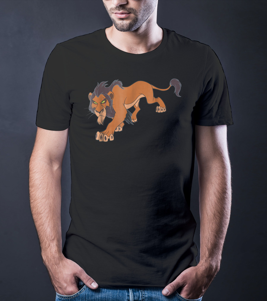 Disney The Lion King Scar Prowling Iconic Villain T-Shirt