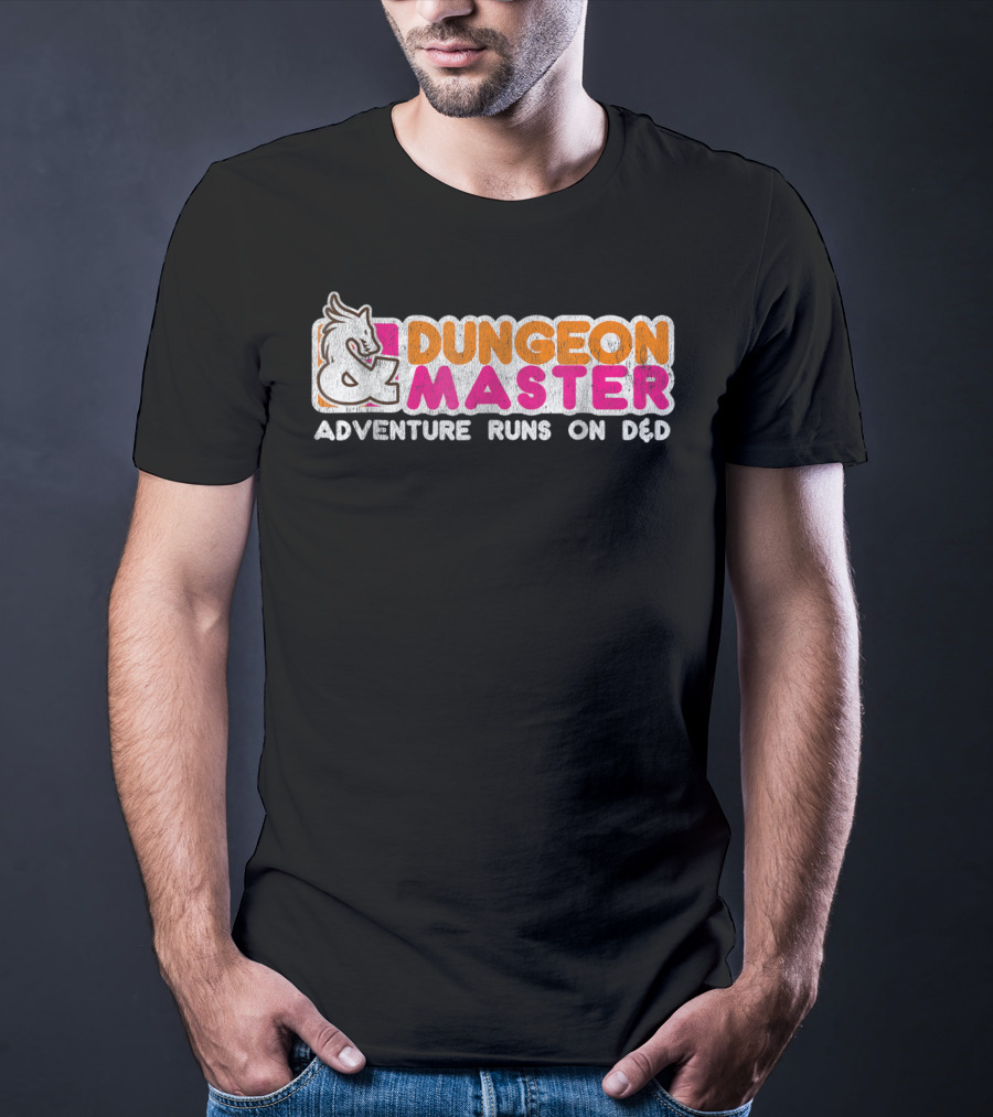 Dungeon Master Adventure Runs On D&D T-Shirt