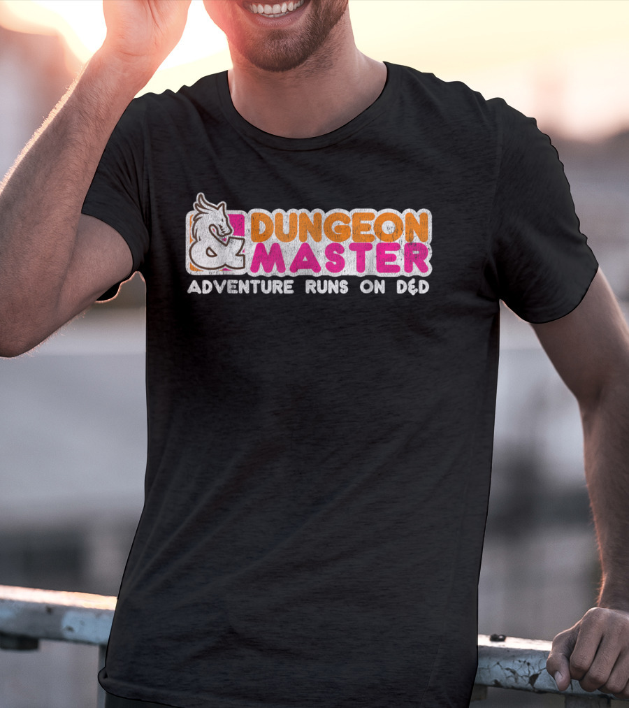 Dungeon Master Adventure Runs On D&D T-Shirt