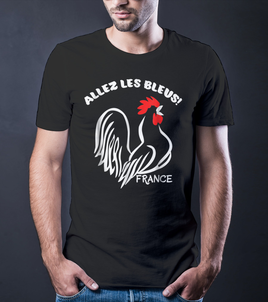 Allez Les Bleus France Soccer Football World Jersey T-Shirt