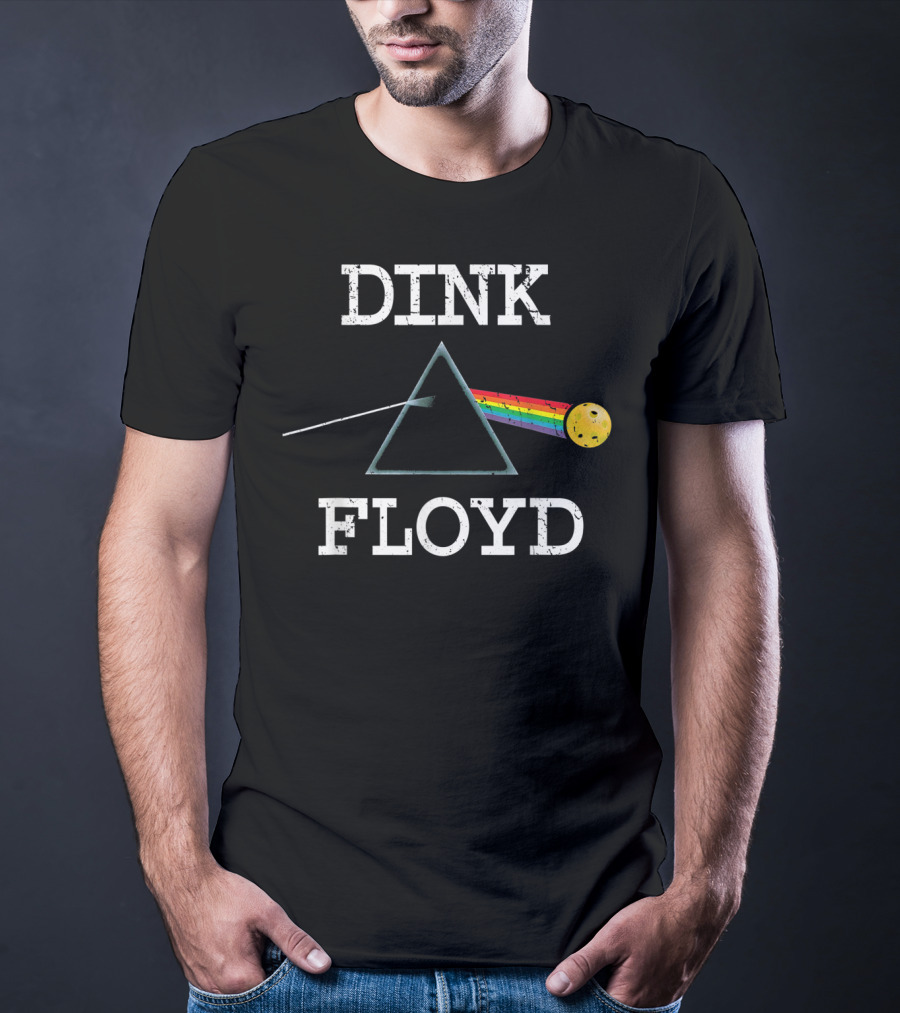 DINK FLOYD Pickleball Player USA Vintage Retro T-Shirt