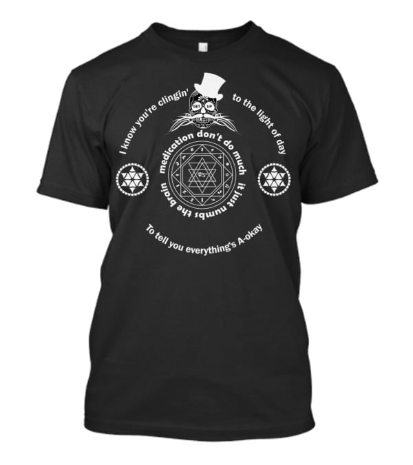 Get Up Shinedown Lyrics I Know You're Clingin' To The Light Of Day T-Shirt