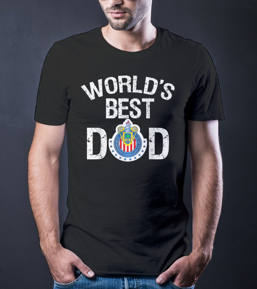 World's Best Dad FC Chivas Guadalajara Mexico T-Shirt