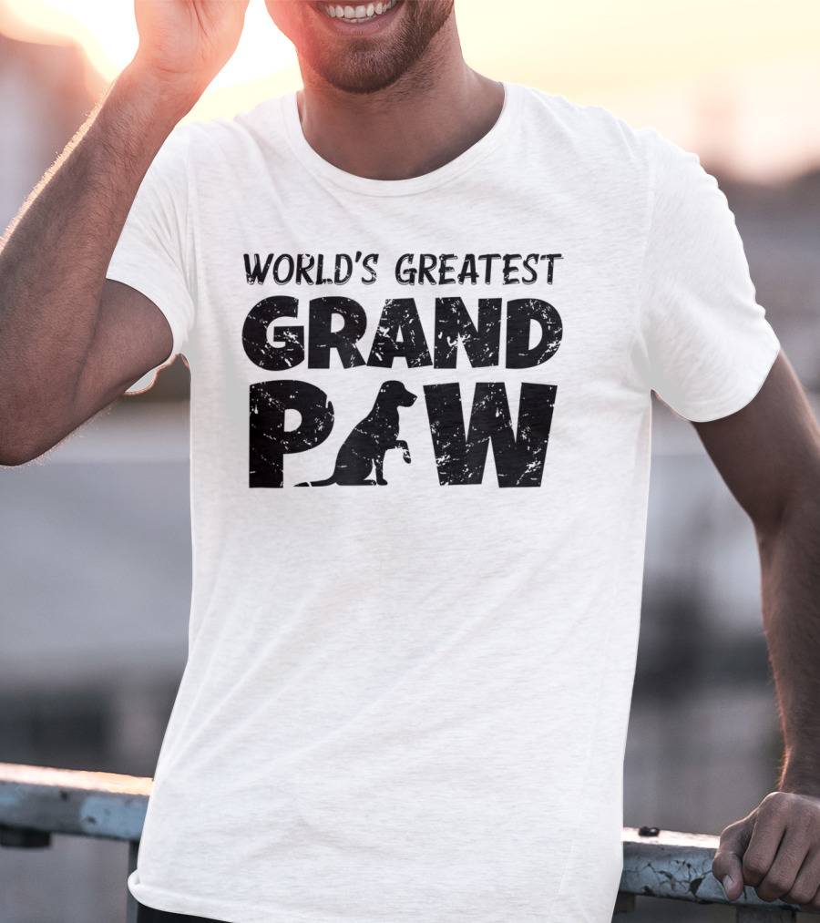World's Greatest Grand Paw Labrador Retriever T-Shirt