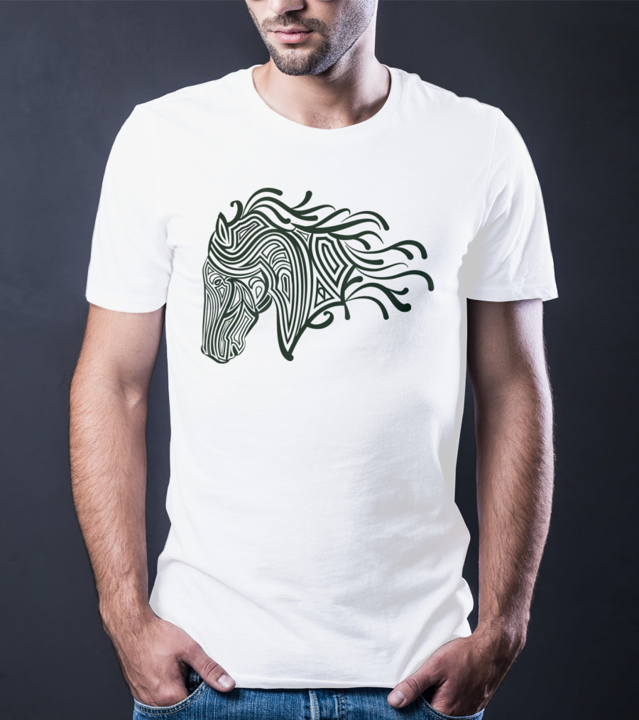Creative Unique Horse With Flo T-Shirt