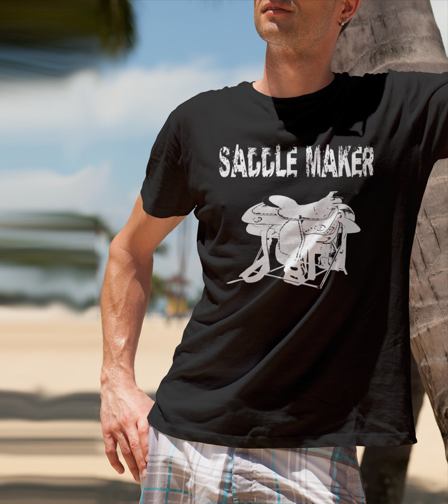 Saddle Maker Horse Saddle Repair Custom T-Shirt