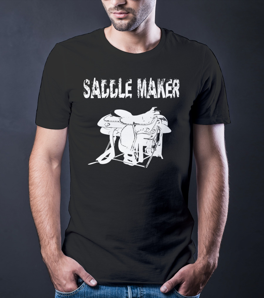 Saddle Maker Horse Saddle Repair Custom T-Shirt