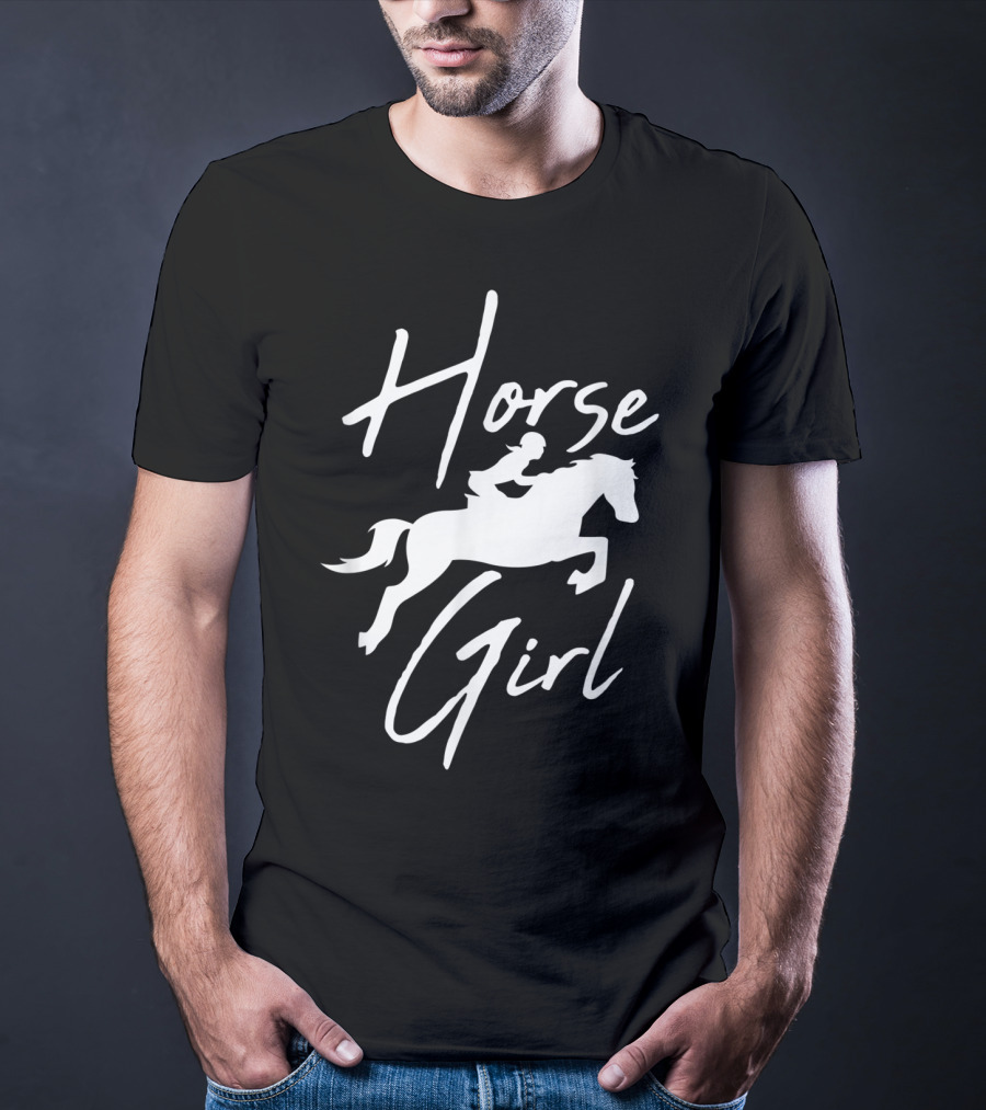 Horse Girl Horseback Riding Farm T-Shirt